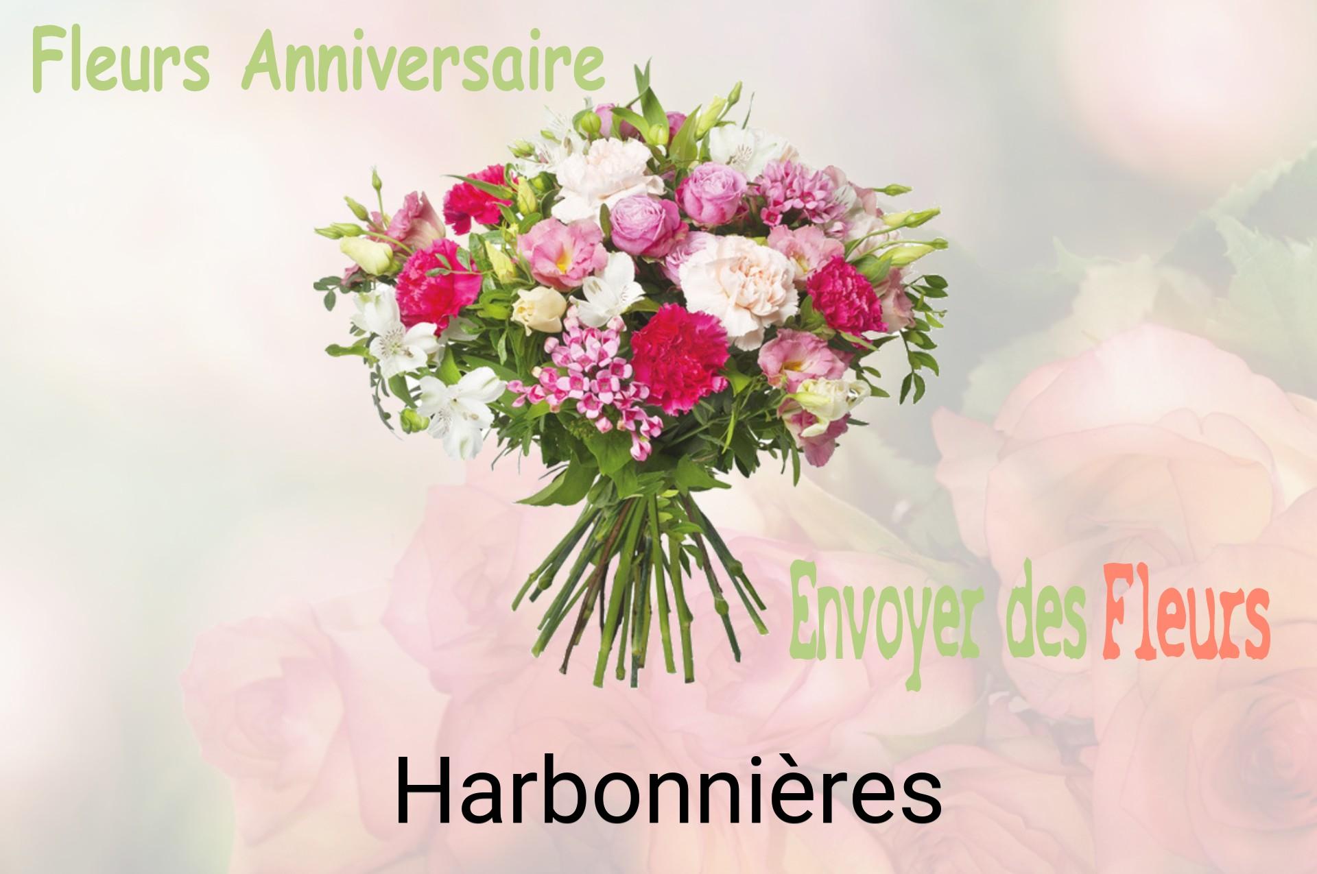 Bouquet de fleurs d’anniversaire livré à Harbonnières